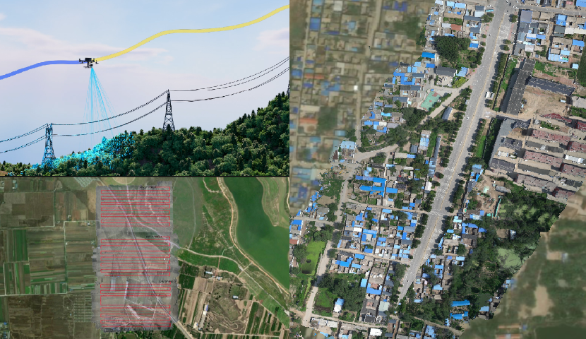 电网巡检实时正射成图